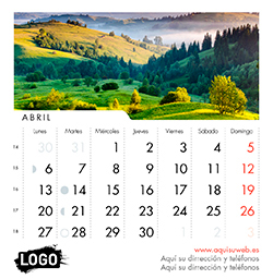 Diseño de calendario